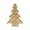 Albero di Natale oro con LED H80 cm