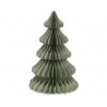 Albero di Natale in carta pieghevole Champagne H60