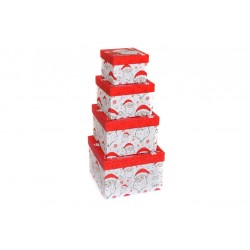 SET 4 SCATOLE QUADRATE