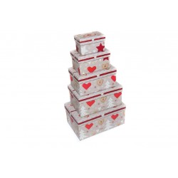 SET 5 SCATOLE  RETTANGOLARI