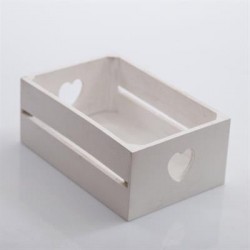 Cassettina sbiancata con cuore