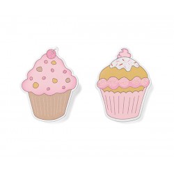 Maxi mollette cupcakes rosa...
