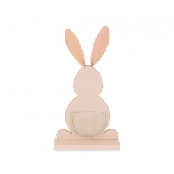 Coniglio rosa con cestino...