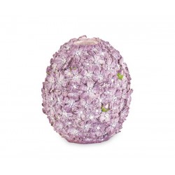 Portacandela uovo lilla