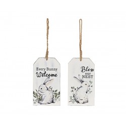 Maxi tag Pasqua legno...