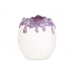 Contenitore mezzo uovo lilla