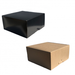 Imballo regalo scatola dama nera