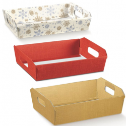 Cesto incollato colorato -...