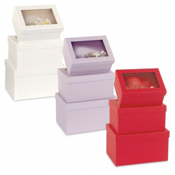 Scatole con fiorellini -...