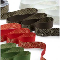 Nastro Raso decorato H25mm...