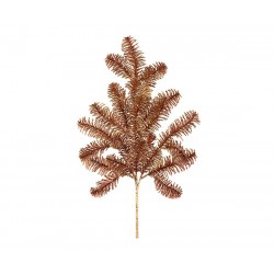 Ramo di pino bordeaux/oro