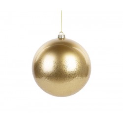 Pallina di Natale in vetro oro
