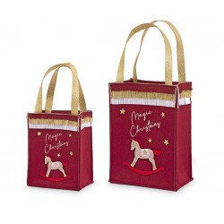 Shopper cavallino a dondolo...