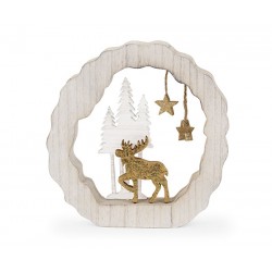 Decorazione cervo oro con...