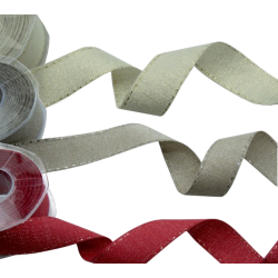 Nastro rustico Lamè con...