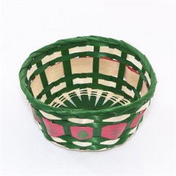 Cesto rotondo Natale bamboo...