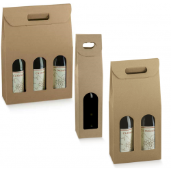 Portabottiglie avana - 30/50pz