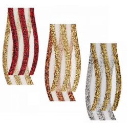 Nastro lurex velato H40mm -...