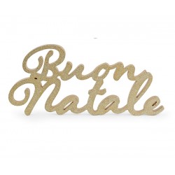 Scritta Buon Natale glitter...