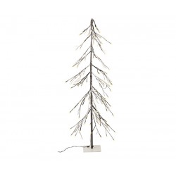 Albero con neve e 144 LED