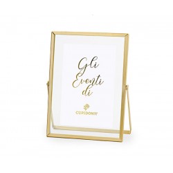 Cornice portafoto d'oro con...