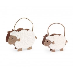 Cestini pecorelle - set da 2