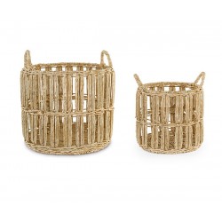 Cestoni naturali - set di 2