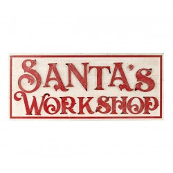 Insegna Santa's Workshop