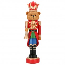 Soldatino schiaccianoci orso