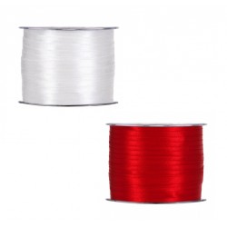 Nastro Doppio Raso H6mm - 100m