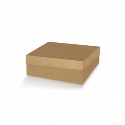 Scatola avana 34,5x34,5h11...