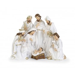 Natività con re magi bianchi