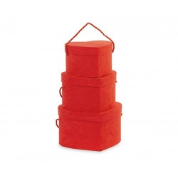 Scatole cuore rosse con...