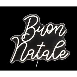 Pannello neon LED Buon Natale