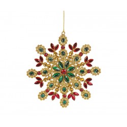 Fiocco di neve con gemme da...